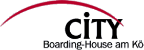 CITY Boarding-House am K [Logo]